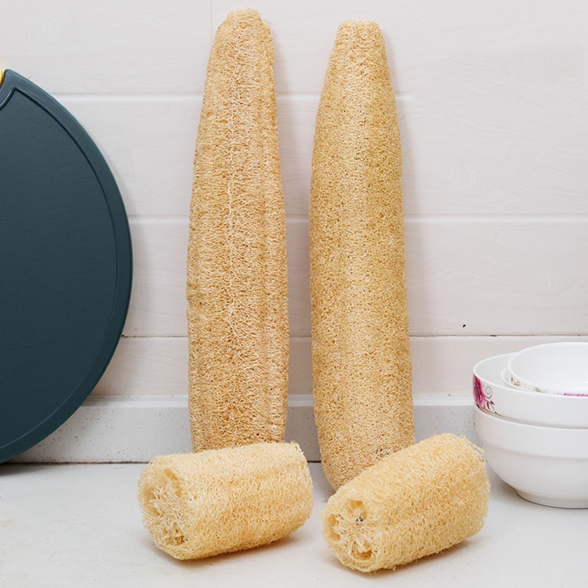 ฟองน้ำใยบวบธรรมชาติ 1 ชิ้น อุป - Body Loofah Natural บทวิจารณ์และราคา