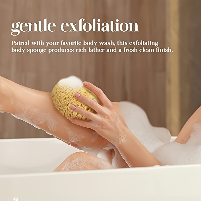 ฟองน้ําอาบน้ําฟองน้ําสาหร่าย u - Body Loofah Natural บทวิจารณ์และราคา