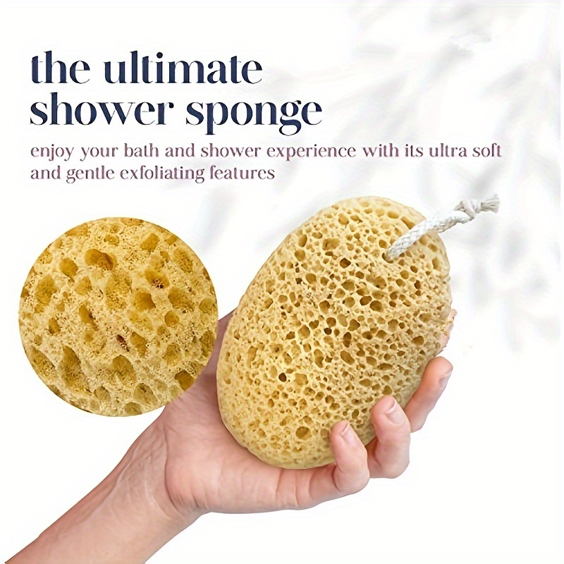 ฟองน้ําอาบน้ําฟองน้ําสาหร่าย u - Body Loofah Natural บทวิจารณ์และราคา